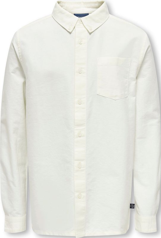 ONLY - Overhemd Rasmus - Cloud Dancer - Maat 152