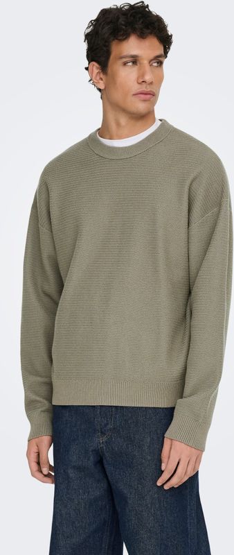 Onsview - Gebreide Pullover - Ronde Hals - Lange Mouwen - Drop Fit
