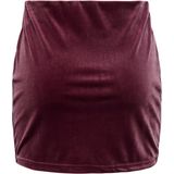 ONLY - ONLSmooth - Minirok - Wijnrood - Slanke Pasvorm