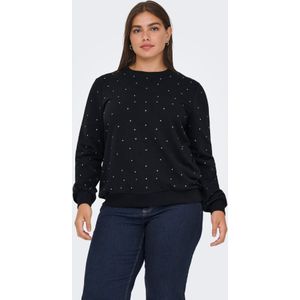 Carglobe - ONLY CARMAKOMA - Sweatshirt - Zwart - Regular Fit