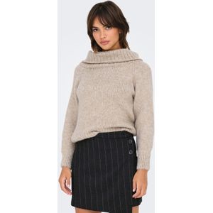 Only - Trui - Beige - 38% Acryl 38% Polyamide 24% Polyester