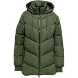 Onlmaddie - Puffer Jas - Winddicht - Lang - Met Capuchon