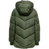 Onlmaddie - Puffer Jas - Winddicht - Lang - Met Capuchon