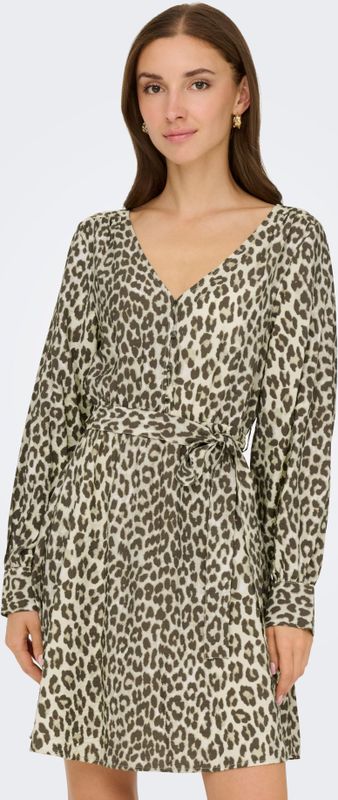 Jdybeatrice - Midi-jurk - Viscose - Lange Mouwen - Regular Fit