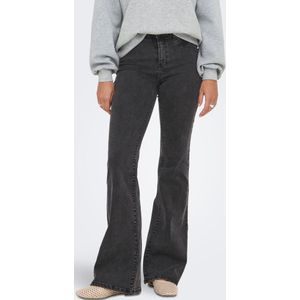 ONLY - ONLROSE - Jeans - Zwart - Flared - High Waist
