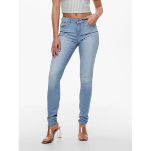 Only Jeans Onlanne K Life Mid Skinny Agi 751 15230030 Light Blue Denim Dames