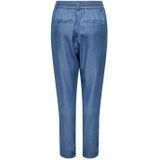 Only - Slim-Fit Broek - Lichtblauw - 100% Lyocell - Vetersluiting