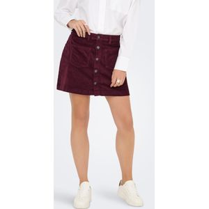 Onlamazing - Korte Rok - High Waist - Met Knoopsluiting - Voorzakken