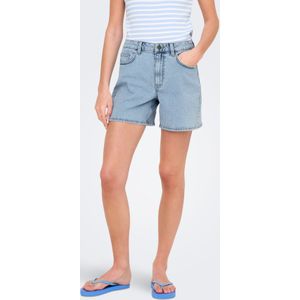 Jdyclaudia High Waist Wide Leg Fit Denim Shorts