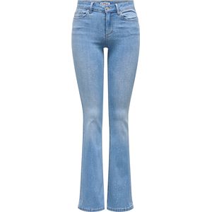 Flared Fit Jeans - Mid Waist