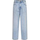 ONSCARL - Bandplooi Jeans - Effen - Denim - Light Washed - Wide Leg