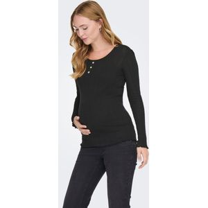 Only - OLMVISTA - T-shirt - Smoky Blue/Zwart - 2 Pack - Lange Mouw