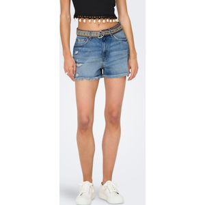 Onlrobyn High Waist Straight Fit Denim Shorts