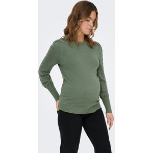 Olmmatti - Gebreide Pullover - O-hals - Lange Mouwen - Regular Fit