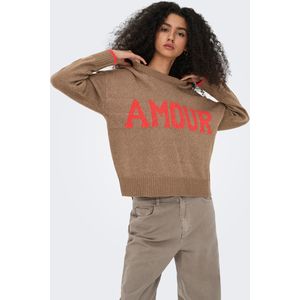 Onlnew - Gebreide Pullover - O-hals - Lange Mouwen - Regular Fit
