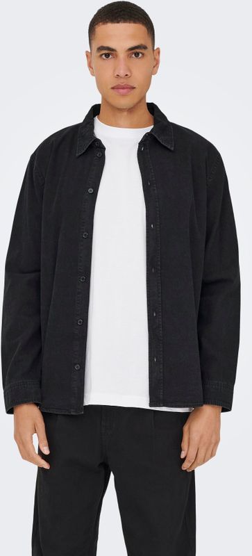 Onssean - Overhemd - Mid Wash - Lange Mouwen - Regular Fit