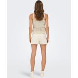 ONLY - Chrissia - Gebreide Top - Beige - Mouwloos