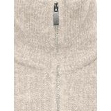 ONLY GIRLS - Vest - Grijs - Hoge Hals - Lange Mouwen - Ritssluiting