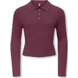 Kogmila - Gebreide Top - Polo - Lange Mouwen - Regular Fit