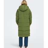 JDY - Jas - Lang - Met Capuchon - Knoopsluiting en Ritssluiting - Voorzakken met Ritssluiting