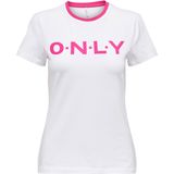Only - Onllea Fitted s s Logo Top Box Jrs - Dames - t-Shirts