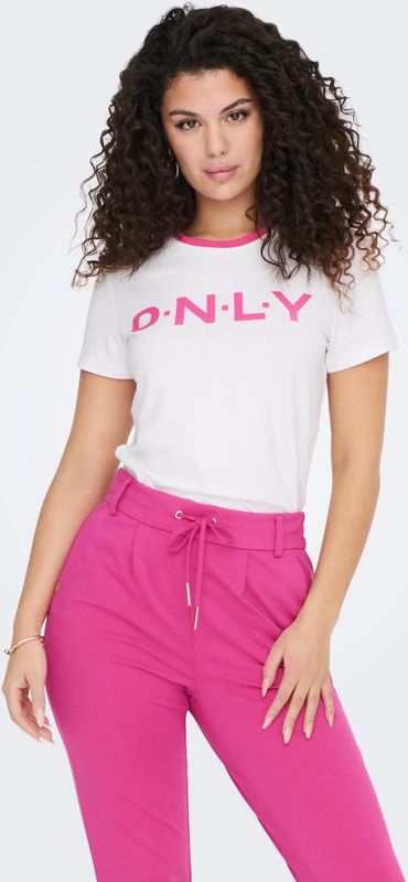 Only - Onllea Fitted s s Logo Top Box Jrs - Dames - t-Shirts