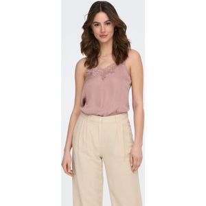 JDY - Jdyappa - Top - Mouwloos - V-Hals - Kanten Detail - Regular Fit