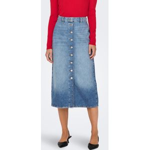 Onlcece - Denim - Midi-lange Rok - Mid Wash
