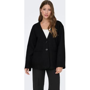 Onladina - Blazer - V-Hals - Lange Mouwen - Knoopsluiting - Polyester Voering