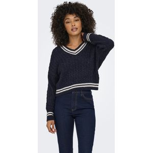 Gebreide Trui - Effen - Knitwear - Lange Mouw - Losse Pasvorm