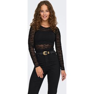 Onlniella - Body Suit - Katoen - O-hals - Lange Mouwen