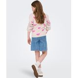 ONLY GIRLS - Gebreide Pullover - O-hals - Lange Mouwen - Loose Fit