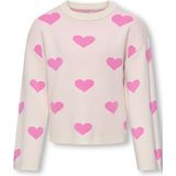 ONLY GIRLS - Gebreide Pullover - O-hals - Lange Mouwen - Loose Fit