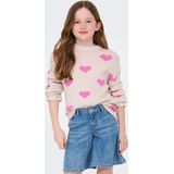 ONLY GIRLS - Gebreide Pullover - O-hals - Lange Mouwen - Loose Fit