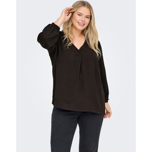 Carmetta - Blouse - V-Hals - 3/4 Mouwen - Regular Fit