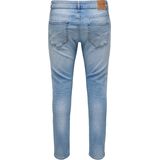 Onsweft - Mid Waist Slim Fit Jeans - Light Denim - Stretchmateriaal
