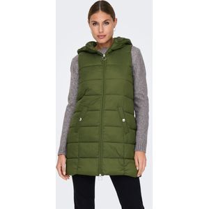 JDY - Puffer Jas - Mouwloos - Capuchon - Lang - Polyester Voering