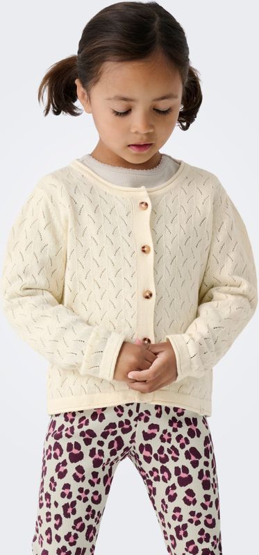 Only - Megan - Cardigan - 100% Biologische Katoen - Lange Mouwen - Ronde Hals