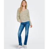 ONLY - ONLELIN LIFE LS V-NECK CC KNT - Dames - Gebreide truien