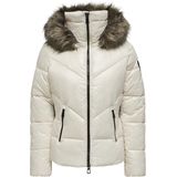 Puffer Jacket - Groen - Polyester - Hoge Hals - Lange Mouwen - Ritssluiting
