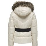 Puffer Jacket - Groen - Polyester - Hoge Hals - Lange Mouwen - Ritssluiting