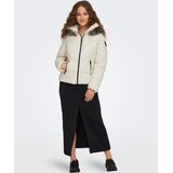 Puffer Jacket - Groen - Polyester - Hoge Hals - Lange Mouwen - Ritssluiting
