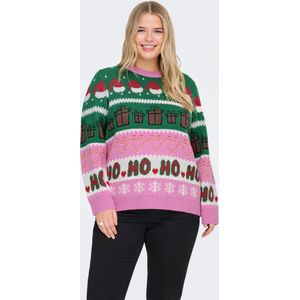 Carhoho - Gebreide Pullover - O-hals - Lange Mouwen - Curve