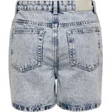 Denim Shorts - Light Was - High Waist - Regular Fit