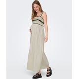 ONLY MATERNITY - Lange Jurk - Mouwloos - Vierkante Hals - Regular Fit