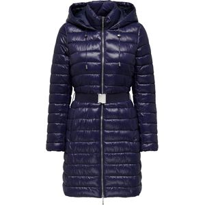 Onlnewscarlett - Jas - Lange Mouwen - Hoge Hals - Riemsluiting - Lang