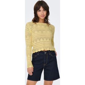 JDY - Gebreide Pullover - Tijdloze Trui - Lange Mouwen - Boothals