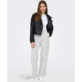 ONLY - Onlmalfy-inez Hw Stripe Cargo Pnt - Cloud Dancer - Pantalon Cargo - 100% Katoen