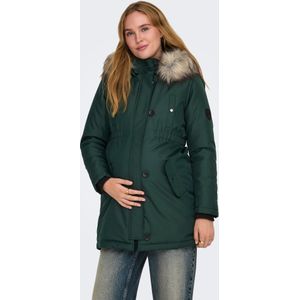 Olmiris - Parka - Lang - Met Kap en Afneembare Rand van Synthetisch Bont