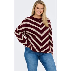 Careliza - Gebreide Pullover - O-hals - Lange Mouwen - Knit Fit - Curve